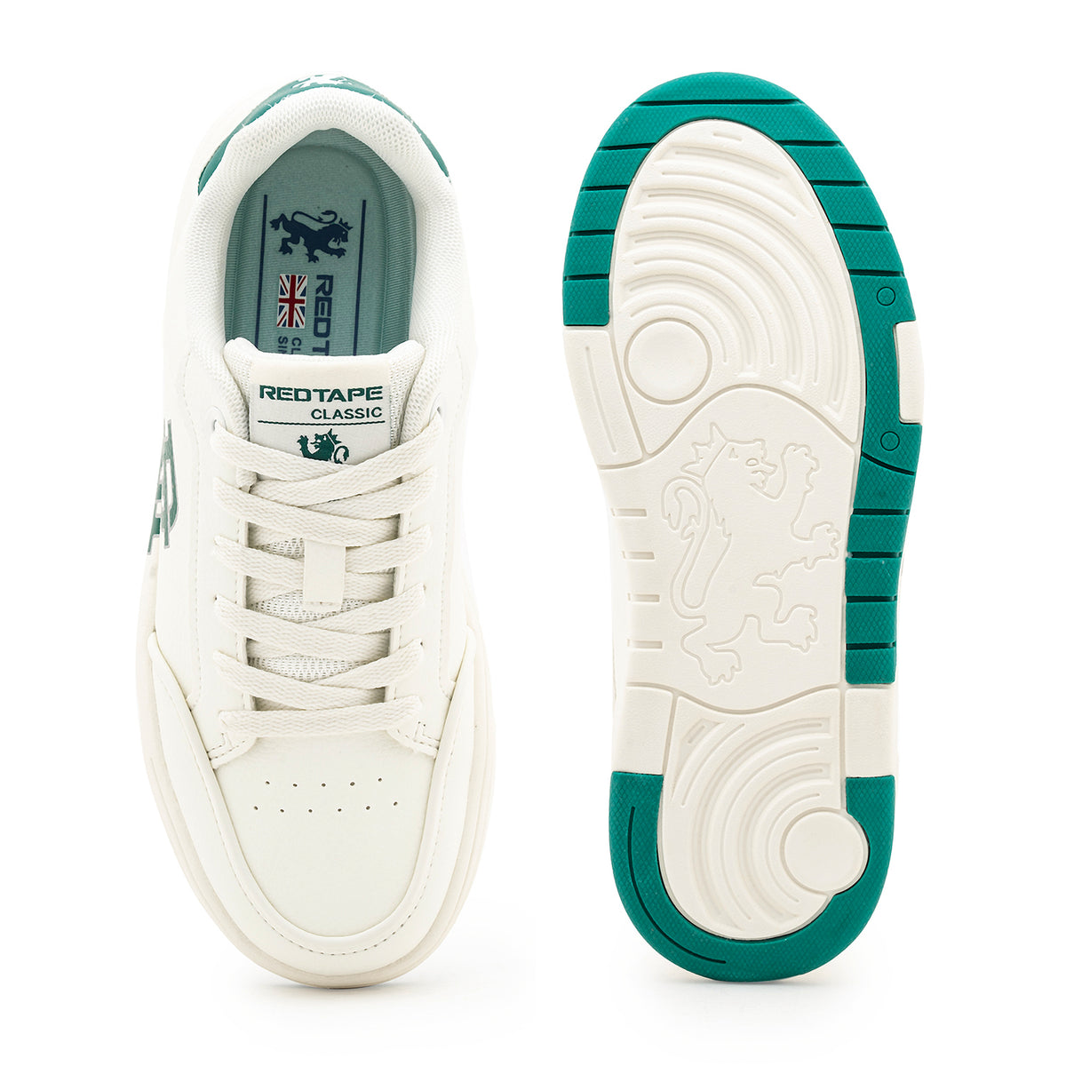 Off White/Green
