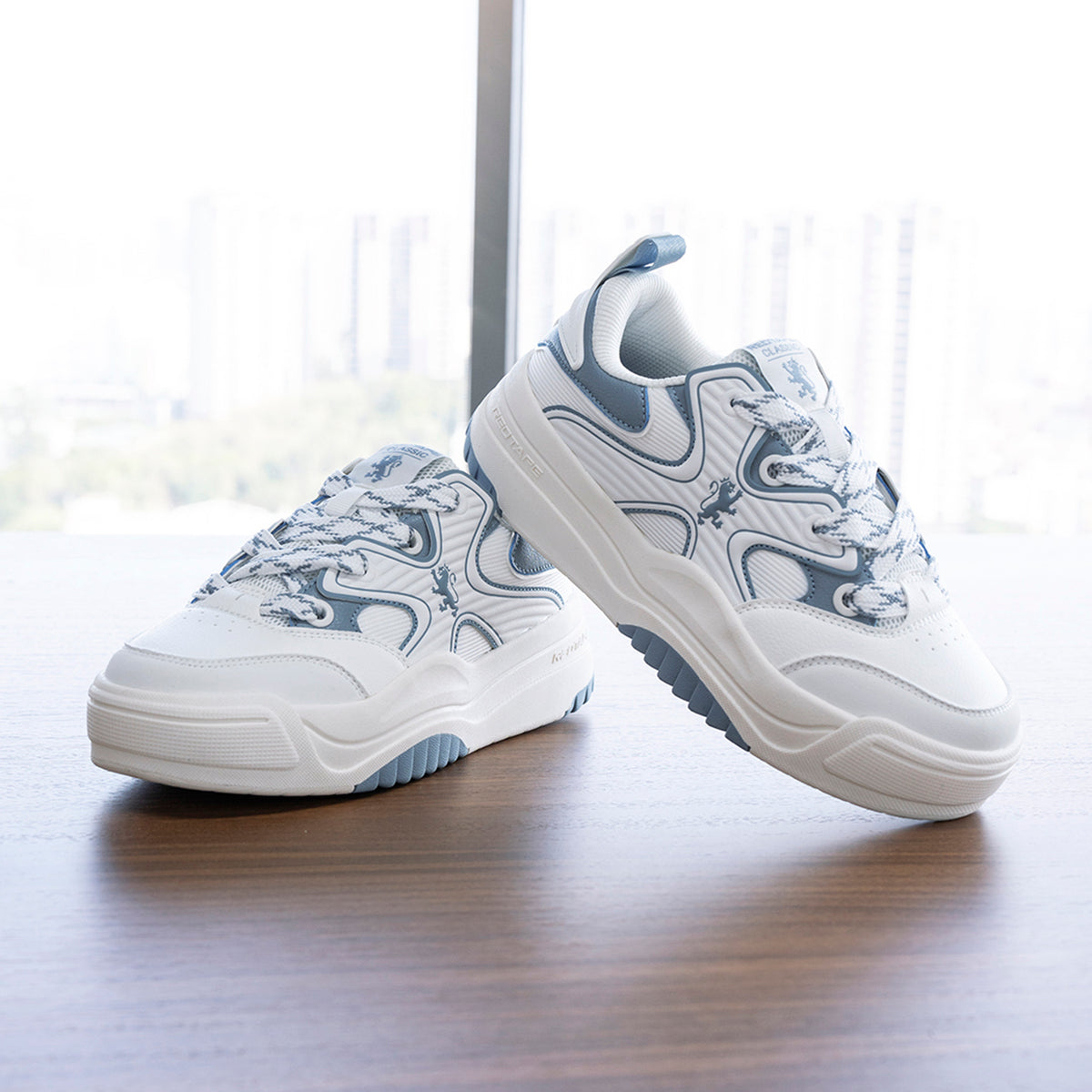 White/Blue