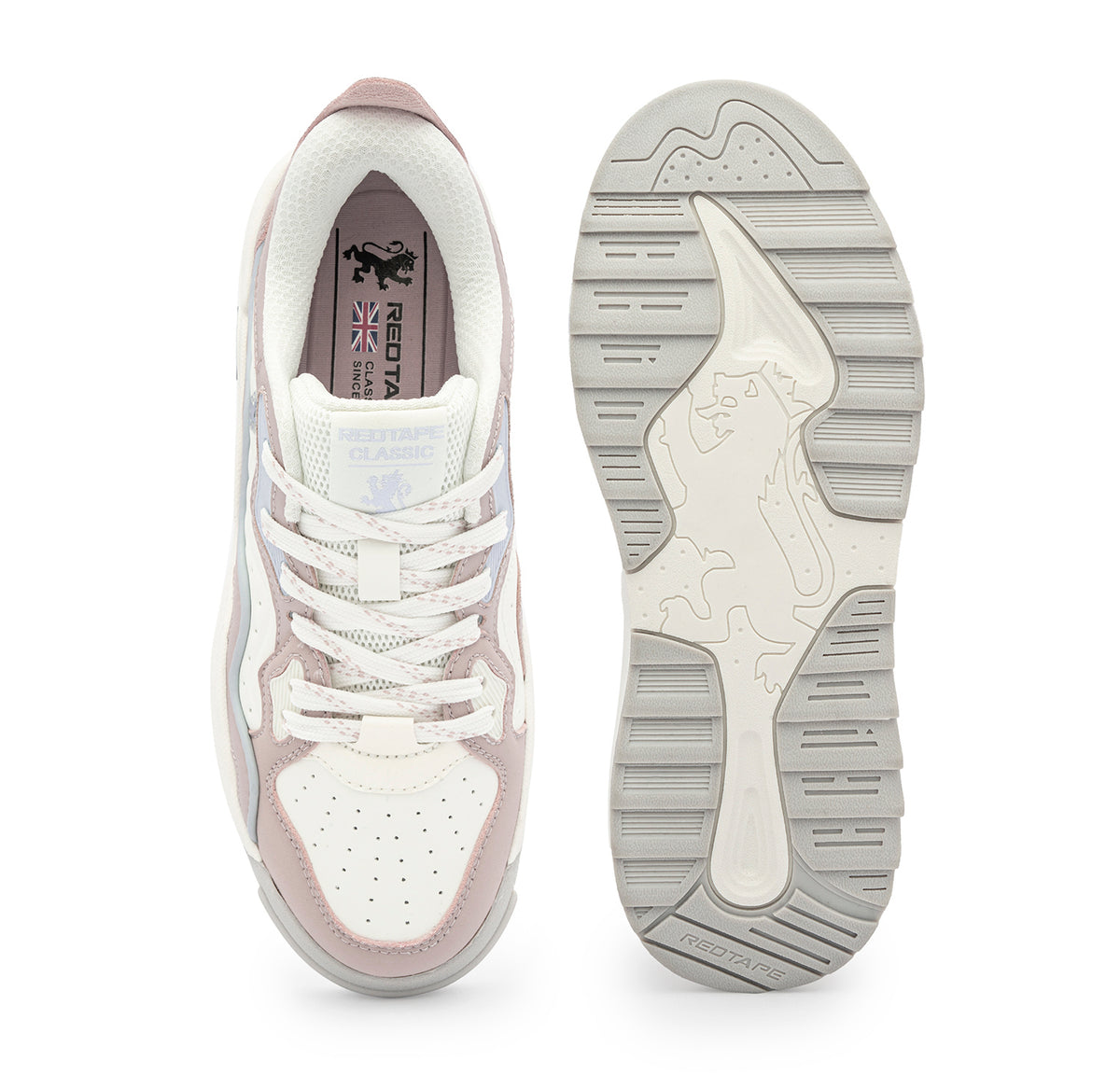 White/Peach