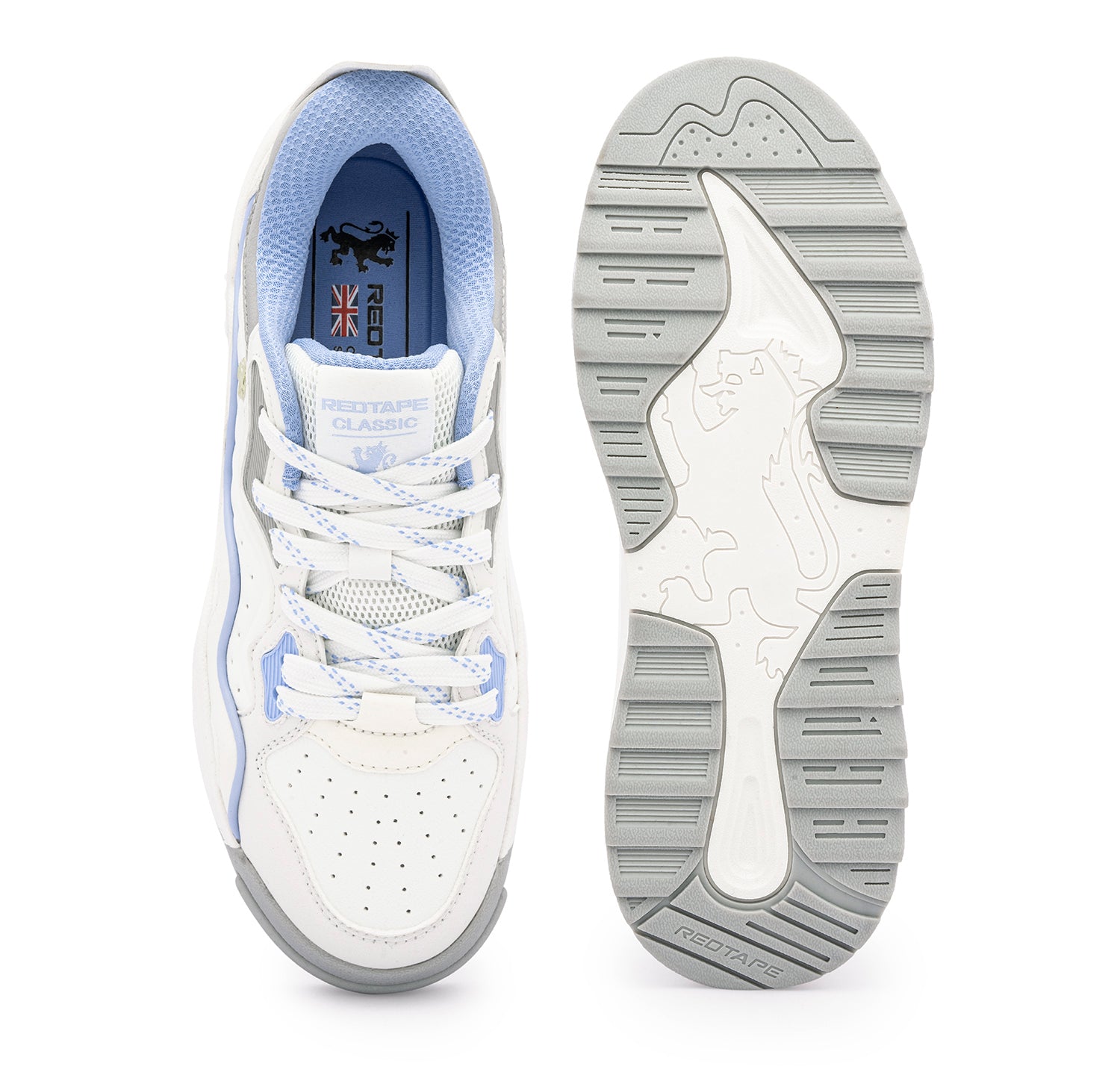 White/Blue
