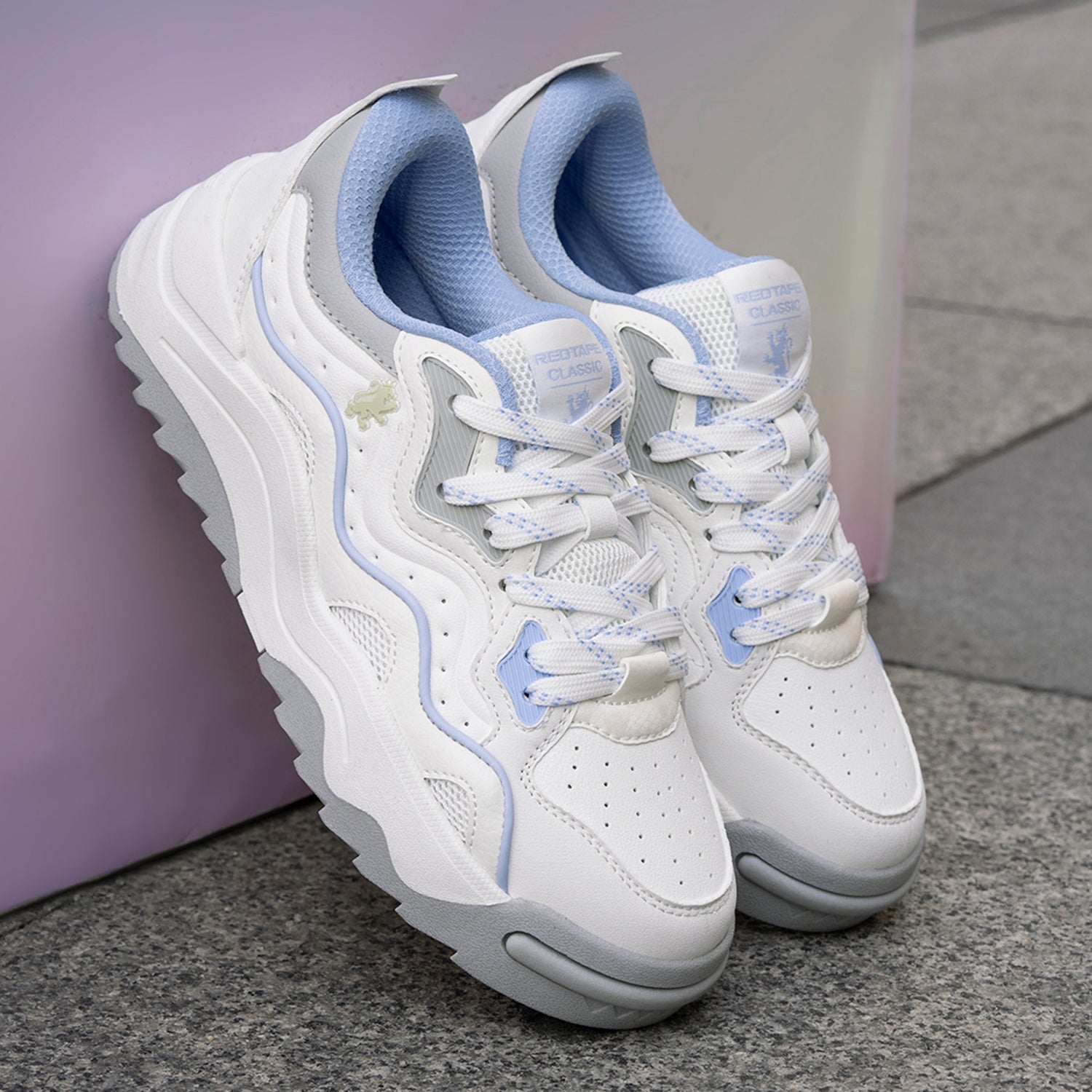 White/Blue