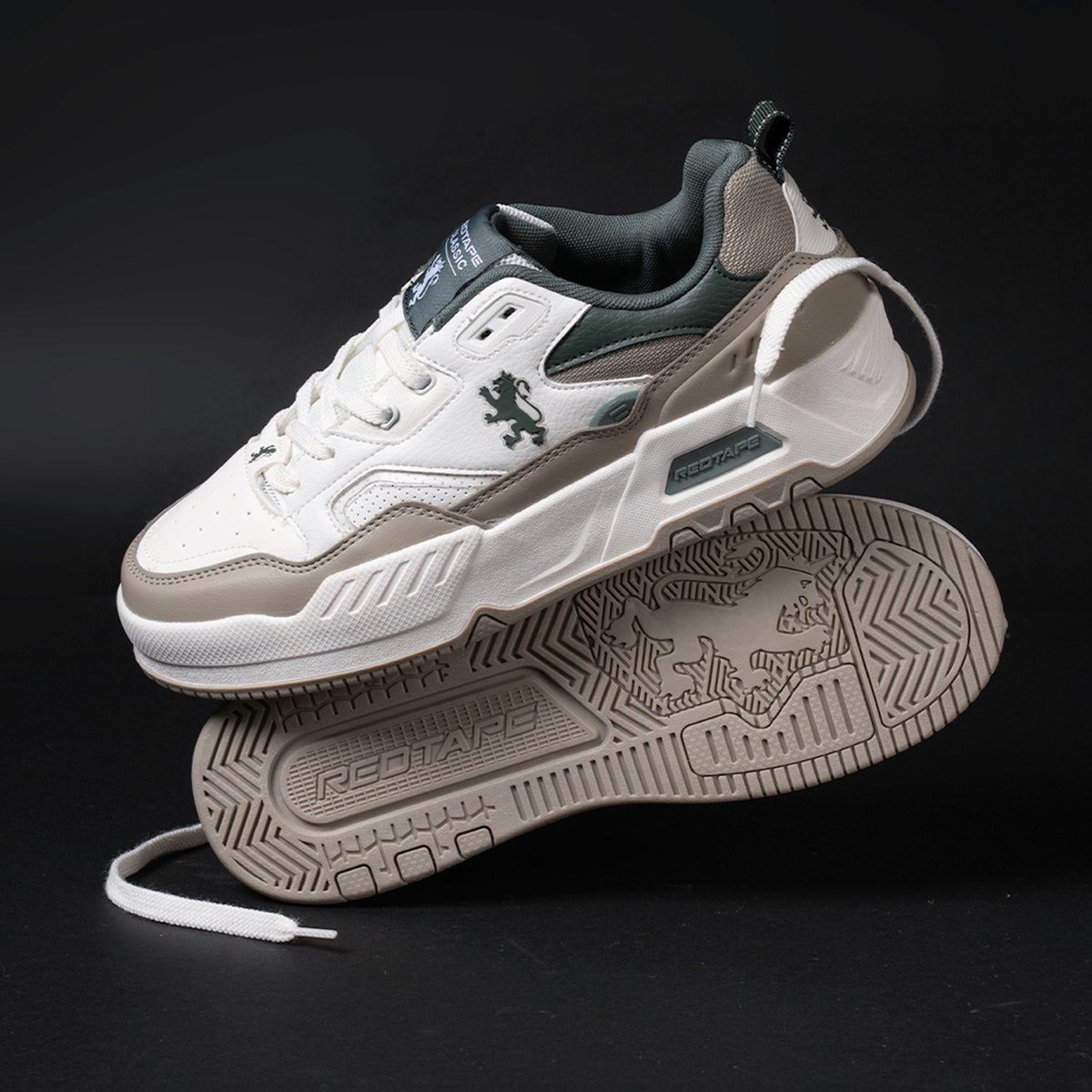 White/Olive