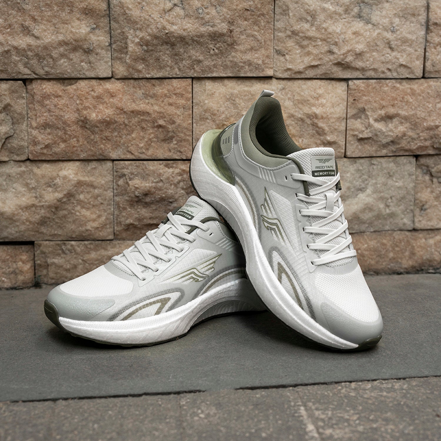 White/Olive